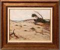 400 Oil on Board Carmel Beach Dunes Adolphe Berson