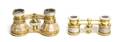 Two Pairs of French MotherofPearl Mounted Opera Glasses