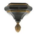A Continental Painted and Parcel Gilt Tole Wall Bracket