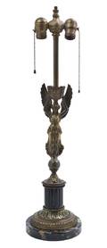 A Neoclassical Bronze Candelabra Base