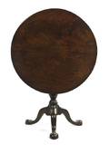 A George III Style Mahogany TiltTop Tea Table