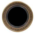 An Ebonized and Parcel Gilt Bullseye Mirror