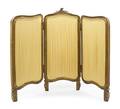 A Louis XV Style Giltwood ThreePanel Fire Screen