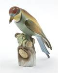 A Herend Porcelain Figure of a Bird