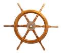 A Nautical Oak Ships Wheel