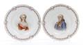 A Pair of Porcelain Portrait Plates Chateau St Cloud for Sevres