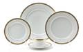 A Christofle Porcelain Dinner Service for Four
