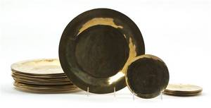 Nineteen Brass Chargers