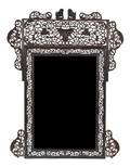 A Chinese Carved Wood Mirror