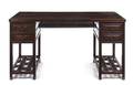 A Chinese Hardwood Pedestal Desk