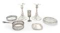A Collection of American Sterling Silver and Silverplate Mounted Articles