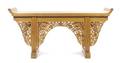 A Chinese Blonde Wood Altar Table