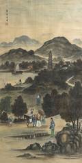 Two Chinese Paintings on Silk