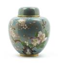 A Chinese Cloisonne Lidded Ginger Jar