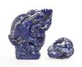 Two Chinese Carved Lapis Articles
