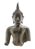 A Southeast Asian Bronze Figure of Buddha