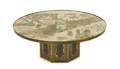 A Philip and Kelvin Laverne Bronze Low Table