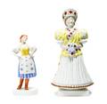 Two Herend Porcelain Figures