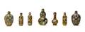 A Collection of Seven Chinese Cloisonne Snuff Bottles
