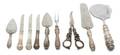 A Collection of Nine American Sterling Silver Serving Articles