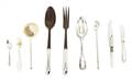 A Collection of English Continental and American Silver and Silverplate Flatware
