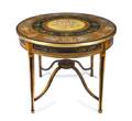 A Neoclassical Style Painted Occasional Table