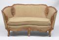 268 Antique French Serpentine Front Love Seat