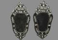 326 Pair Small Venetian Mirrors
