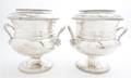 A Pair of George III Silverplate Wine Coolers
