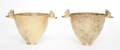 A Pair Greek Gilt Silver Cups Zoaxtas