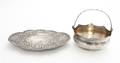 A Russian Silver Handled Basket