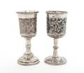 Two Russian Silver Cordials