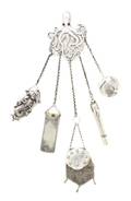 An American Sterling Silver Chatelaine