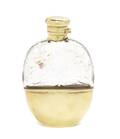 An American 14 Karat Yellow Gold Mounted Cut Glass Flask