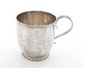 An American Coin Silver Presentation Mug W Thomson