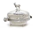 An American Coin Silver Butter Dish Gorham