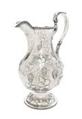 An American Coin Silver Wine Ewer Jones Ball  Co