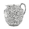An American Sterling Silver Milk Pitcher S Kirk  Son