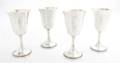 A Set of Eight American Sterling Silver Goblets International Silver Co