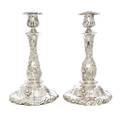 A Pair of American Sterling Silver Candlesticks Tiffany  Co