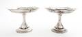 A Pair of American Arts  Crafts Sterling Silver Compotes Julius Olaf Randahl