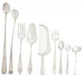 A Collection of American Arts  Crafts Sterling Silver Flatware Articles