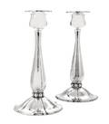 A Pair of American Sterling Silver Candlesticks Kalo
