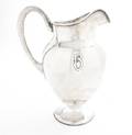 An American Arts  Crafts Sterling Silver Footed Pitcher Kalo