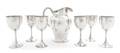 An American Arts  Crafts Sterling Silver Drinks Set Kalo