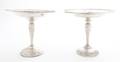 A Pair of American Sterling Silver Compotes Baltimore Sterling Silver Co