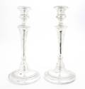 A Pair of American Sterling Silver Candlesticks Gorham