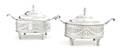 A Pair of George III Silver Sauce Tureens Hester Bateman