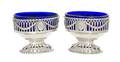 A Pair of George III Silver Salt Cellars Robert Hennell I
