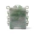 A Chinese Archaistic Jadeite Tiered Box